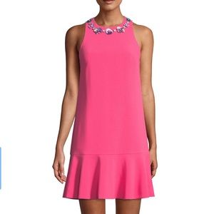 NWT Trina Turk Fizz Mini Shift Dress Embel…